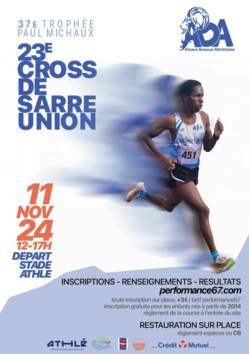 23 ème Cross de Sarre-Union - Sarre-Union