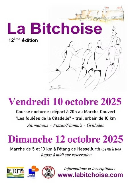 La Bitchoise "Les foulées de la Citadelle" 10 km - Bitche (57)