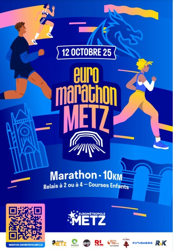 Euro Marathon de Metz 10 km "Haganis" - Metz (57)