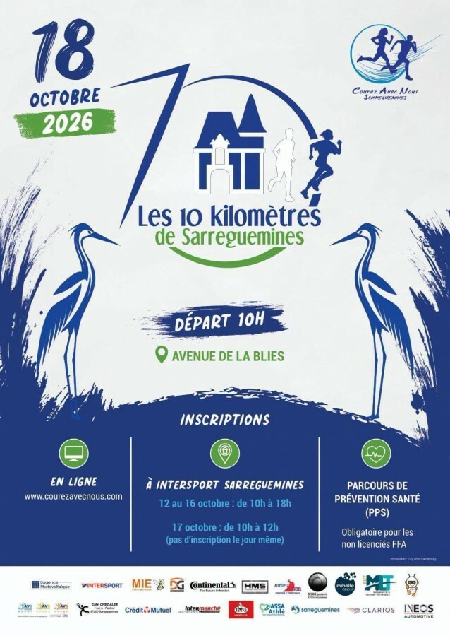 Les 10km de Sarreguemines - Sarreguemines (57)