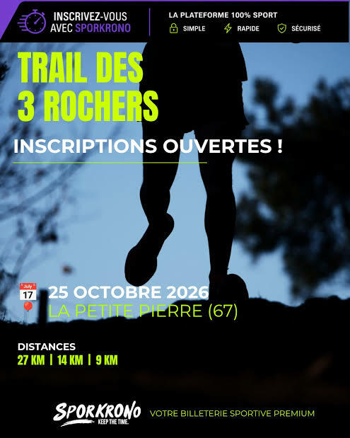 Trails des 3 Rochers - La Petite Pierre (67)
