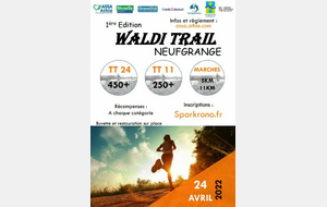 Waldi trail à Neufgrange