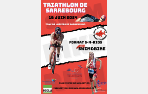 Triathlon S de Sarrebourg 2024