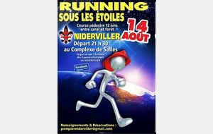 Running sous les Etoiles 12 km - Niderviller (57)