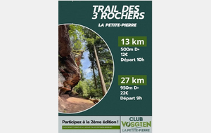 Trail des 3 Rochers - La Petite Pierre (67)