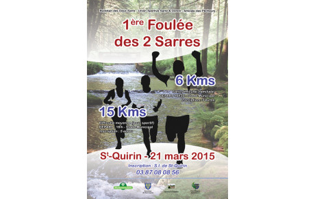 FOULÉE DES 2 SARRES 21 MARS À ST-QUIRIN